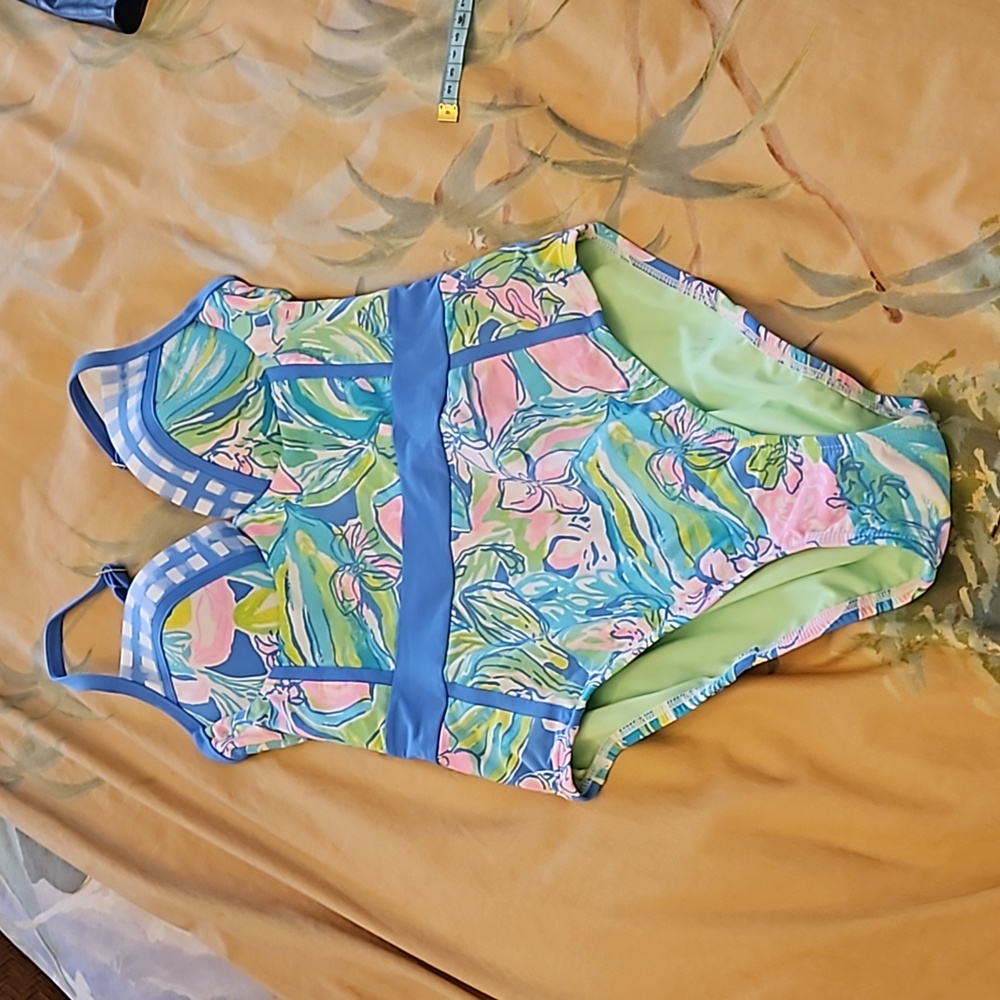 Lilly pulitzer Palma one piece Bennett Blue Multi Sea Gypsea size 2